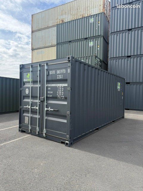 🌿 Conteneur maritime – Idéal abri de jardin / stockage - Plusieurs tailles et états disponibles⁢⁫⁯‌⁬⁠⁭‍⁪⁬⁢​⁠‍⁪ (image 1)