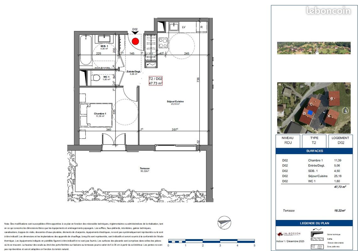 Appartement 2 pièces 48 m² · à Cordon · 48 m² · 315 000 €