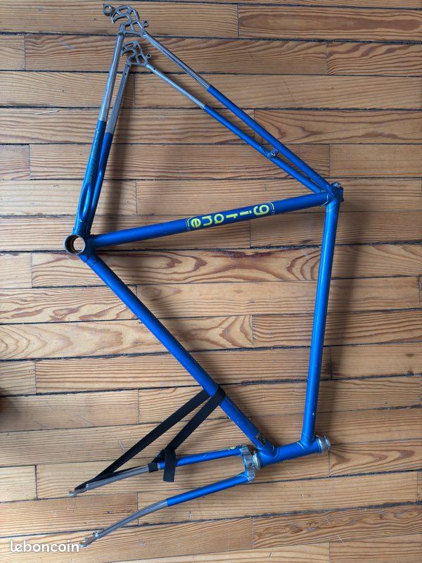 Cadre De Vélo GITANE Vintage - Taille 48*50cm - Poids ~3450g - Référence 3748 - Pour Montage Eroica D7 - Occasion