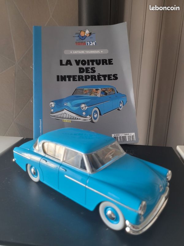 Voiture Tintin N°66 au 1/24è avec fascicule - Collection