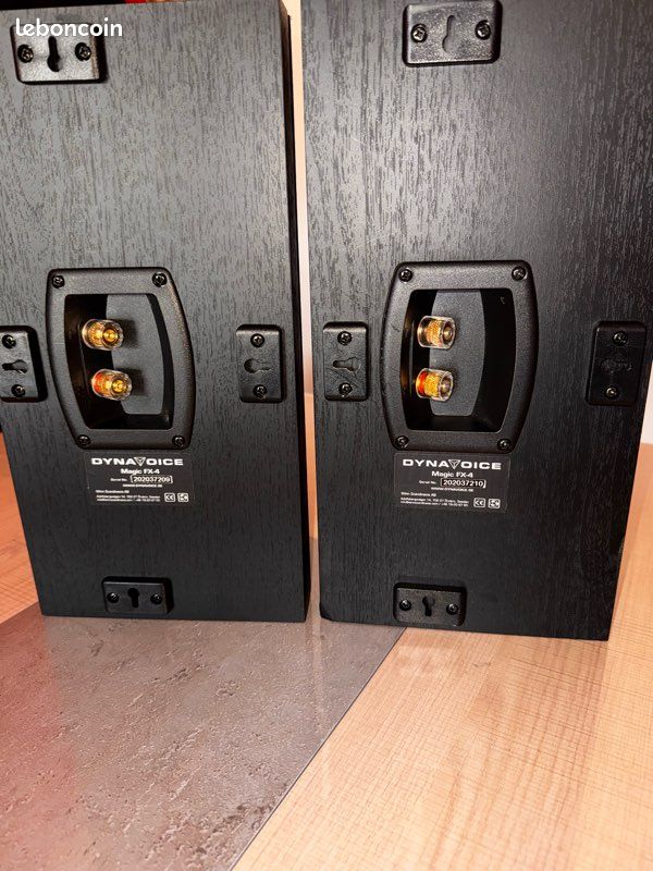 Enceintes Dynavoice Magic FX-4 - Pour Dolby Atmos - 2 Voies - 100W - Noir - Pour étagère/mur/plafond