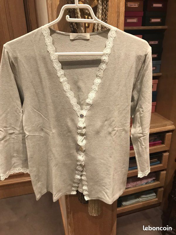 Cardigan + bustier (image 6)