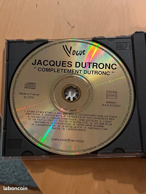 Double cd Jacques Dutronc complètement Dutronc (cds Or) (image 4)
