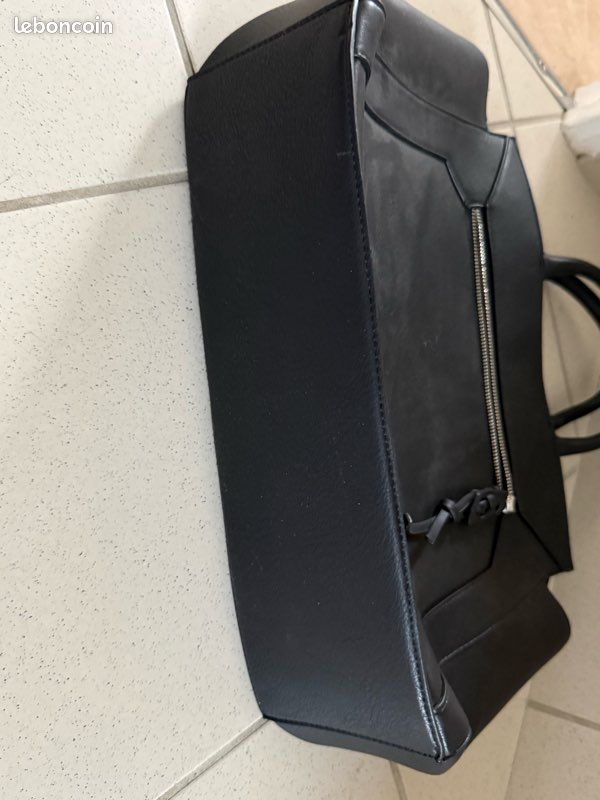 Sac à main tex noir moderne (image 3)