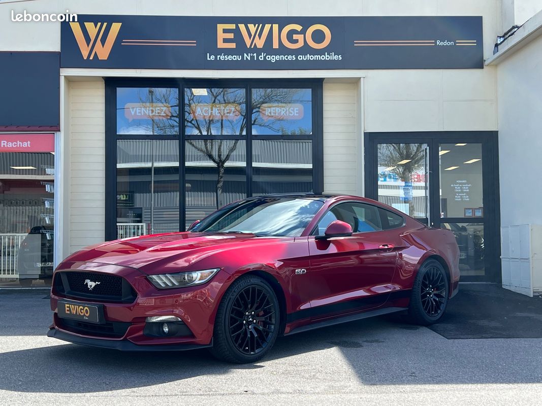 FORD MUSTANG COUPE 5.0 420 GT SIEGES RECARO / INT CUIR / ECHAPPEMENT SCORPIOn (image 1)
