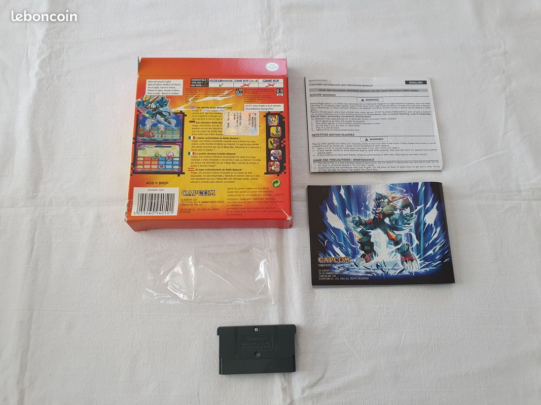 Megaman 6 battle network cybeast gregar nintendo gameboy advance en boite (image 2)