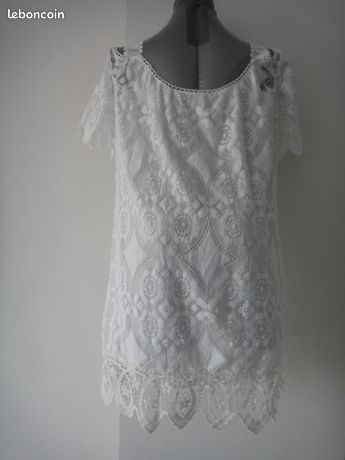 Robe Junior No Boundaries, Dentelle Ivoire, épaules Dénudées, Neuve Avec étiquettes, UPC 193290432405