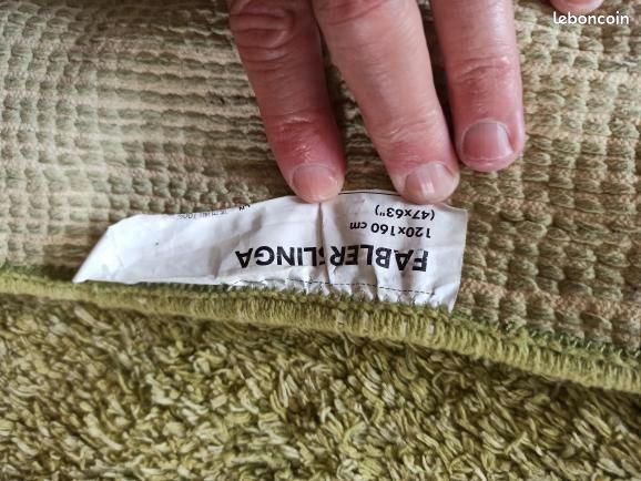 TAPIS ikea VERT 120x160 CHLOE03 (image 7)