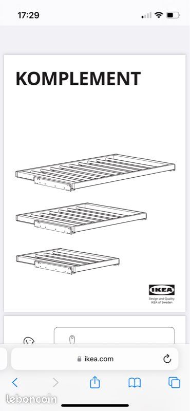 Tiroir-pantalons KOMPLEMENT ikea (image 1)