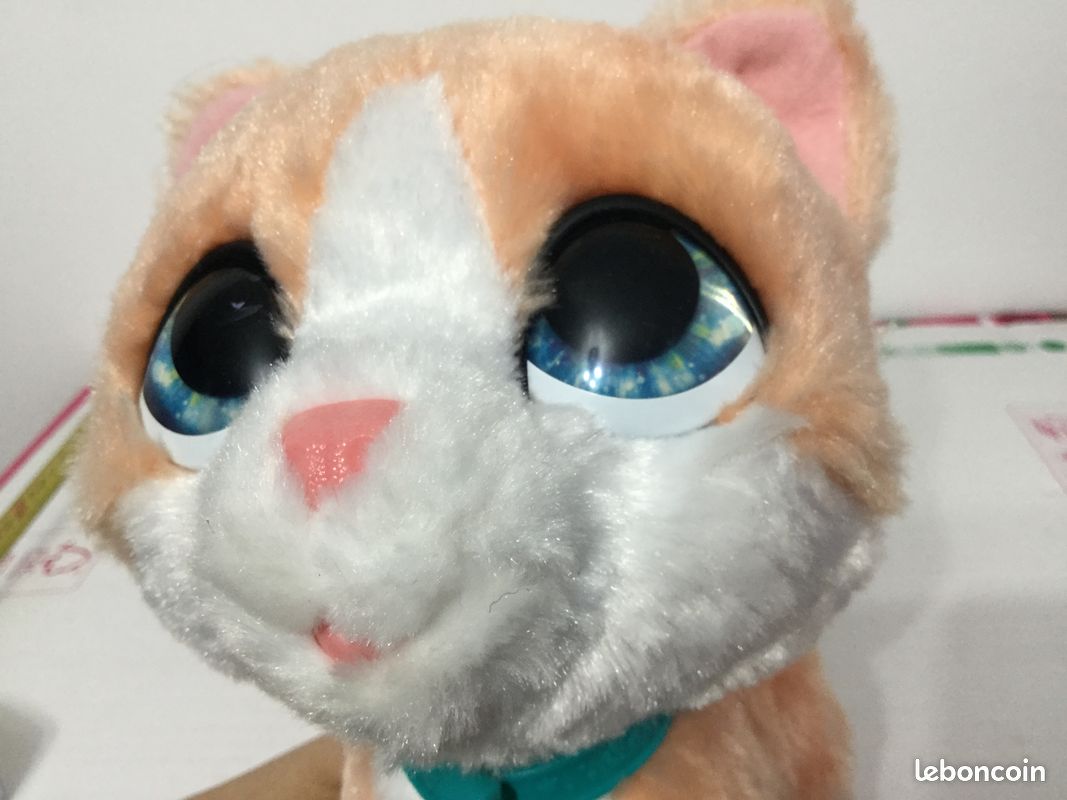JEU INTERACTIF CHAT CHATON EN LAISSE QUI MIAULE ET MARCHE POUR UN Enfant En Cadeau 88907893