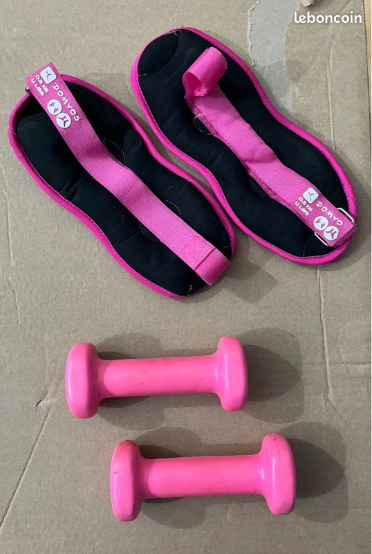 Lot de 2 poids 0,5kg et 2 haltères 1kg Domyos - Sport & Plein air
