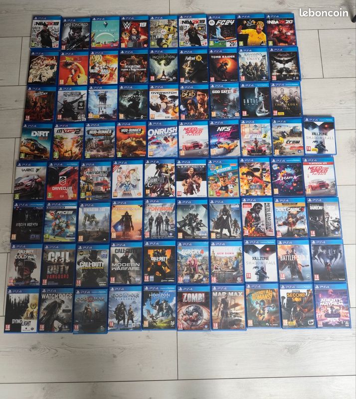 Jeux de ps4 ( prix en description) (image 1)