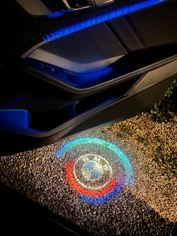 Projecteurs de porte à LED 50 ans BMW Motorsport