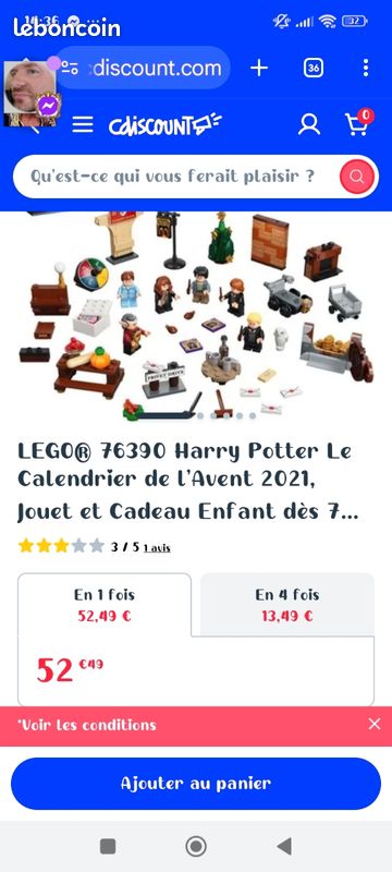 Lego 76390 Harry Potter calendrier de l'avent (image 2)