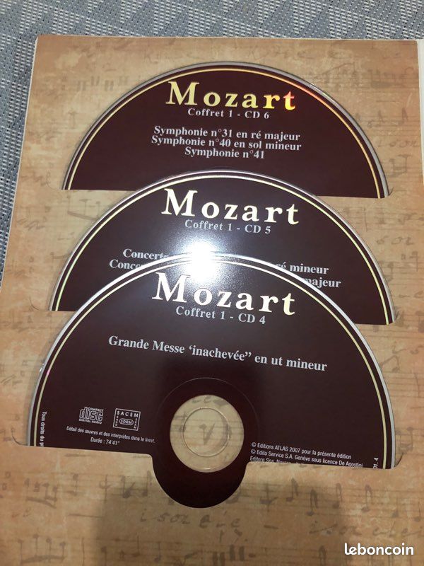 Coffret 10 CD Mozart époque classique neuf (image 5)