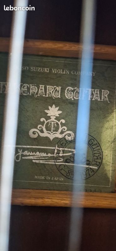 Guitare classique vintage TAKEHARU G-85 – Kiso Suzuki Violin Co. – 1974 – Made in Japan (image 3)