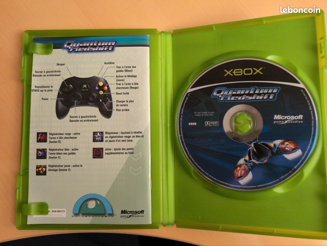 Jeu Xbox Original - Quantum Redshift (Origins) - Bon État - Version Microsoft