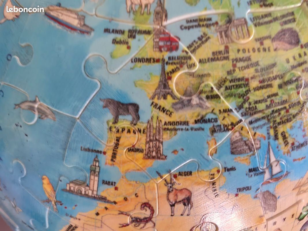 Puzzle de L'Europe - Géographie - Pensées Montessori