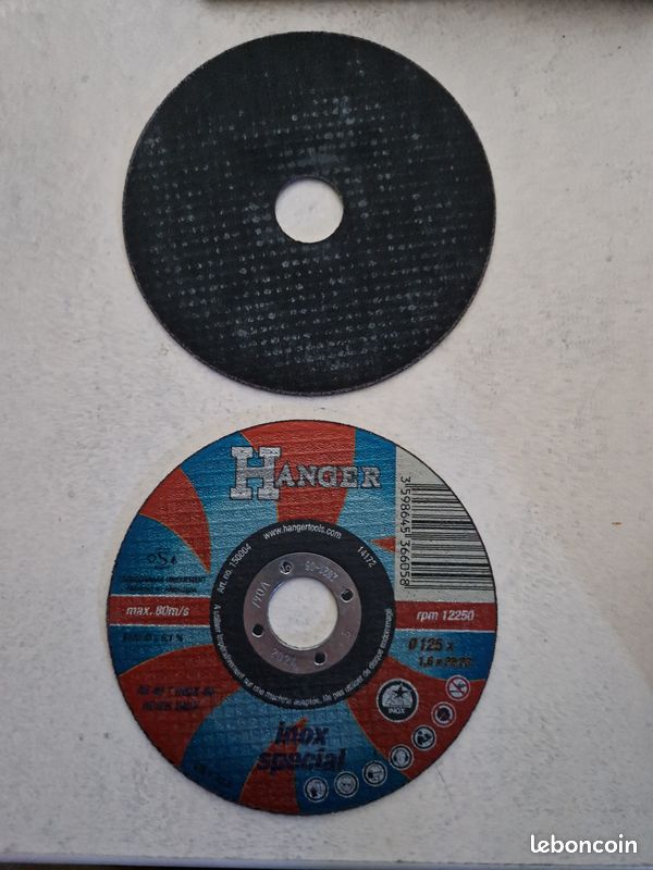 Disque à tronçonner Diam. 125mm - Hanger : Boites de 25 (pour meuleuse) (image 1)