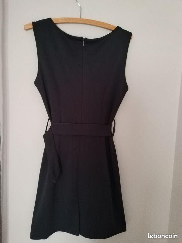 Robe chasuble gris anthracite, S, Talia Benson, peu portée, comme neuve (image 2)