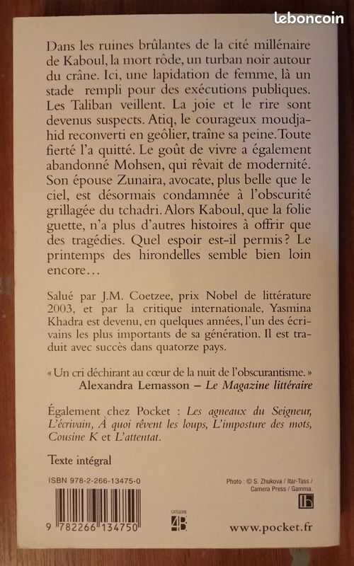 Les Hirondelles De Kaboul - Yasmina Khadra (image 3)