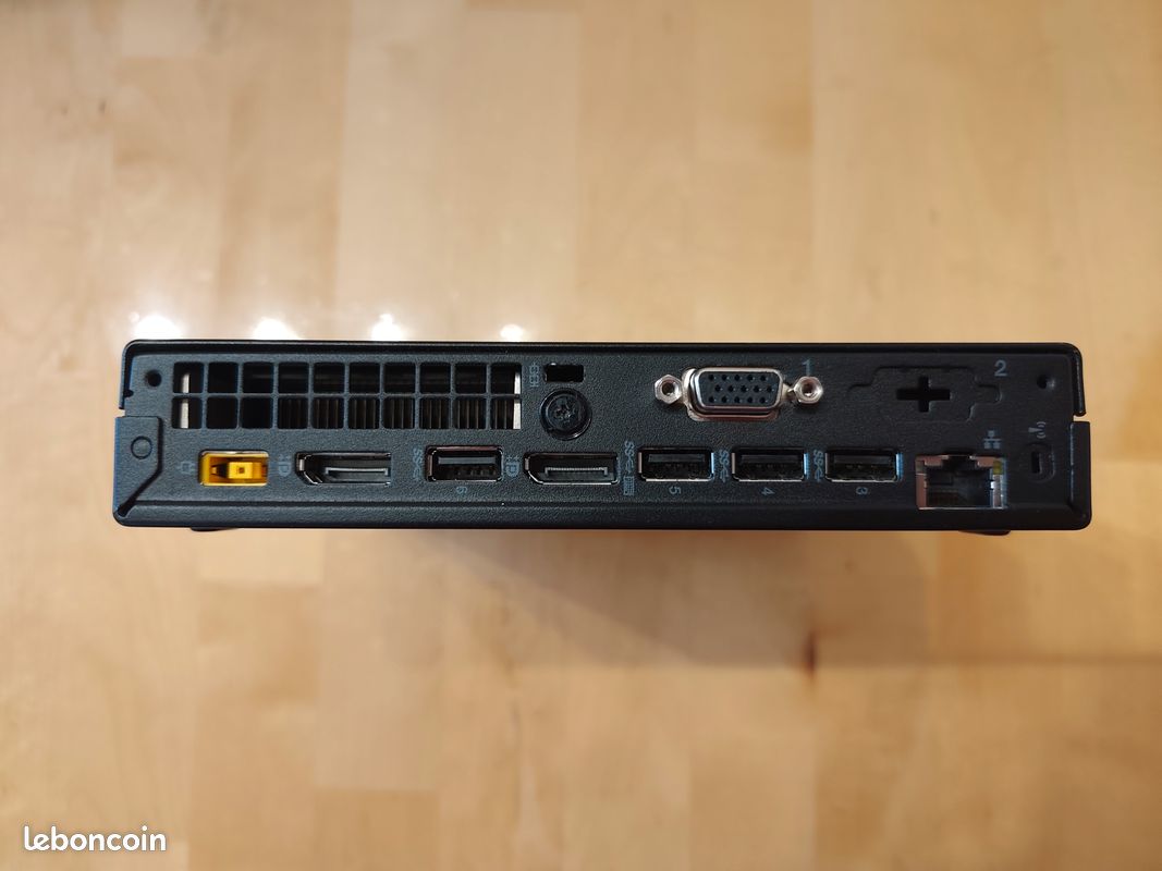 Mini PC Lenovo M710q - Intel Core i7 - 16Go Ram - SSD 256Go + HDD 1To - Windows 11 - Office 2024 (image 3)