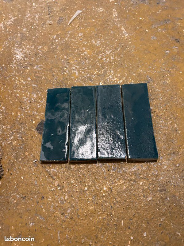 Zellige Bejmat marocain Bleu Pétrole (image 3)