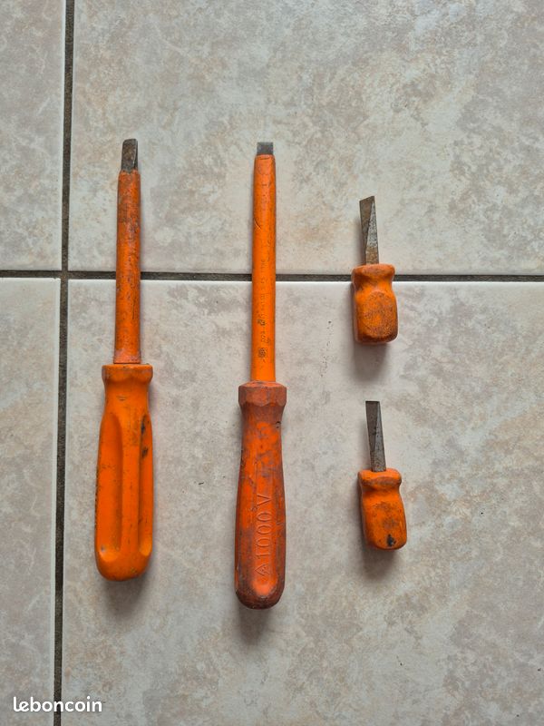 Lot outils isolés 1000V DERANCOURT Electricien (image 5)