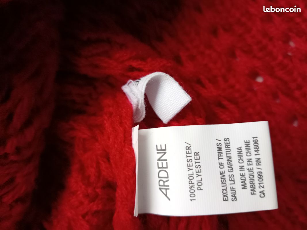 Snood rouge (image 4)