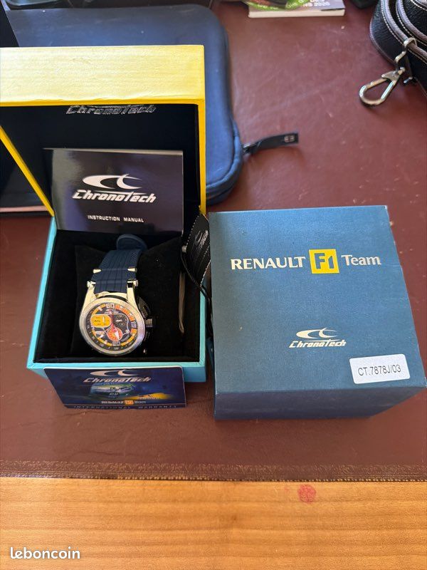 Montre Chronotech Renault F1 Team CT.7878J/03 – État neuf – Coffret complet (image 3)