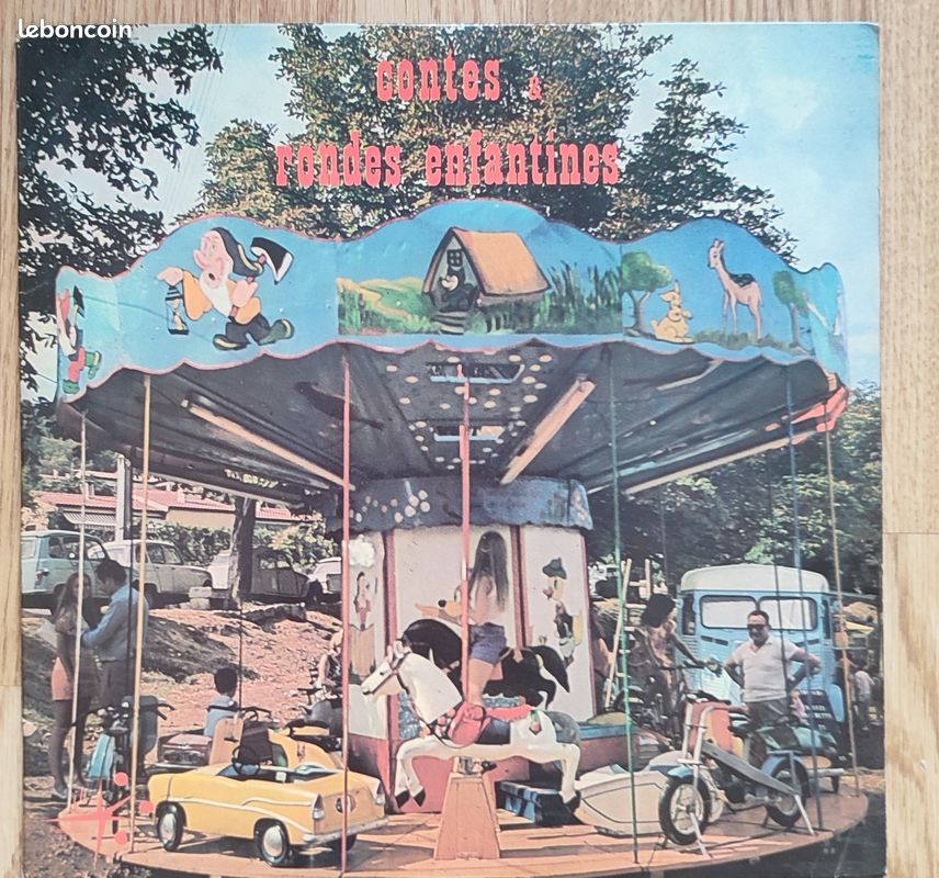 2 vinyles 33tr contes et rondes enfantines (image 1)