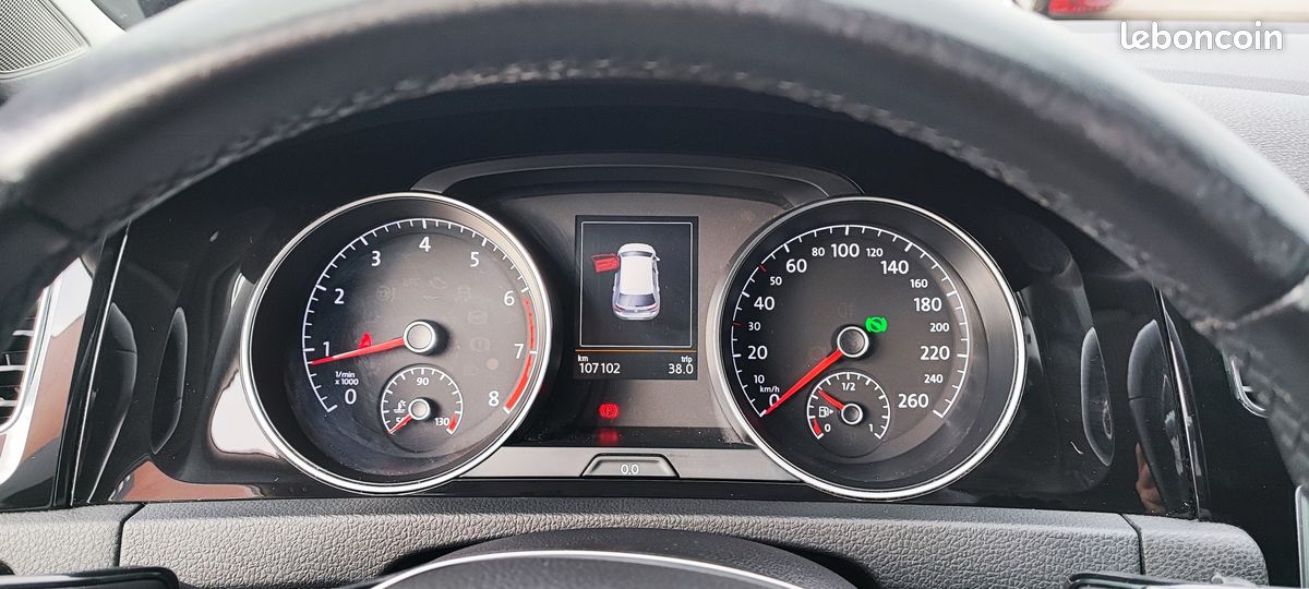 Volkswagen GOLF VII 1.4 TSI 140CH HIGHLINE DSG7*KEYLESS*LANE ASSIST*A.C.C*CAMERA*PARK ASSIST*WEBASTO (image 21)