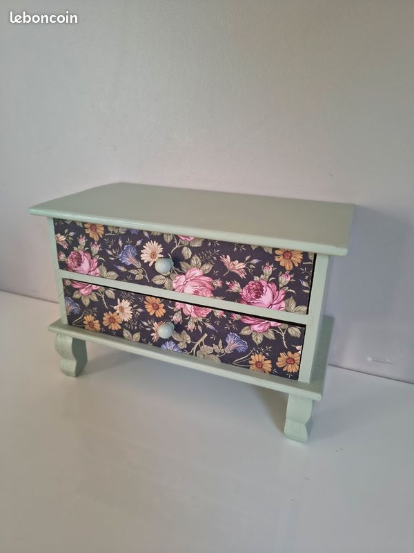 2 Boîtes à Bijoux Style Shabby Chic - Avec Tiroirs & Finition Exceptionnelle | Occasion