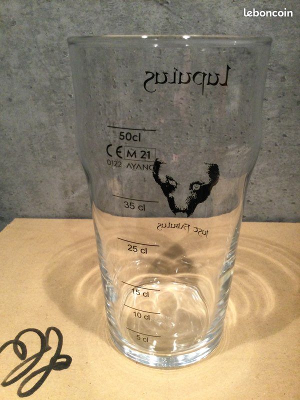 3 verres à bière Belge AUGUSTIJN de 33cl + 3 verres à bière LUPULUS de 50cl (image 8)