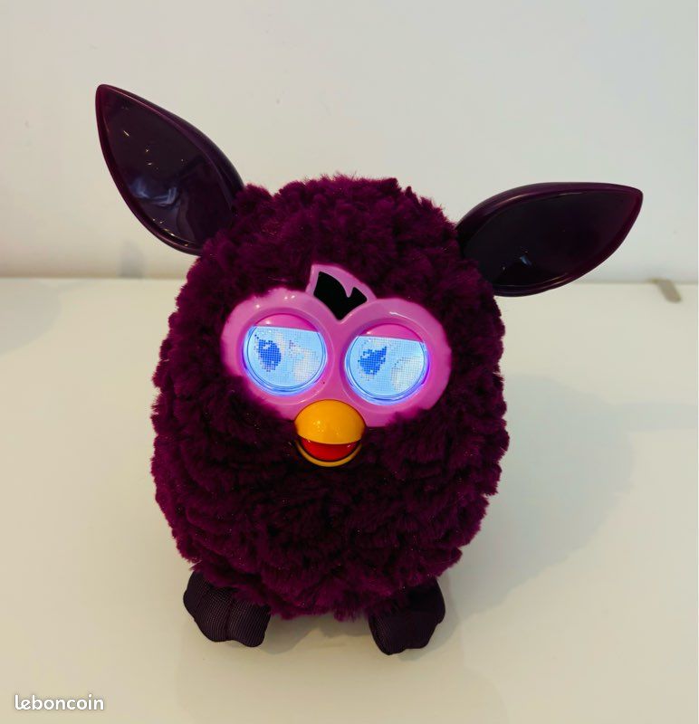 Hasbro 2012 #A006 Furby Plum Fairy purple peluche interactive prune violet lot rare vintage boom voodoo tiger retro animal interactif furbish galaxy furblets baby food cards collection SOP77 (image 12)