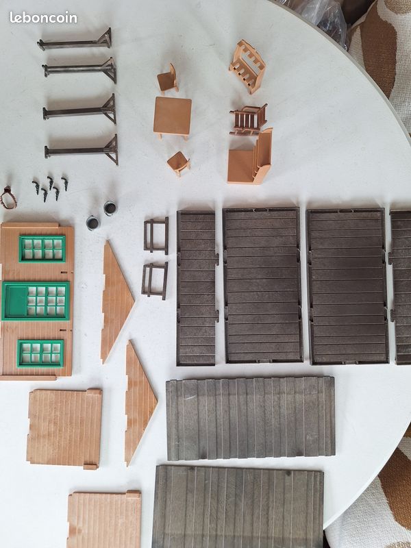 PLAYMOBIL MINERS HOTEL 3426 Maison Occidental Vintage Boîte Klicky Western West EUR 180,00