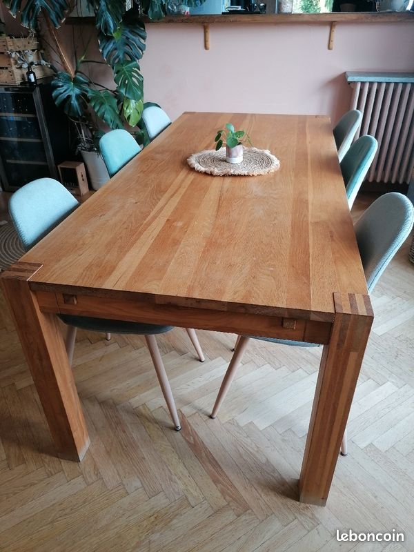 Table salon chêne huilé (image 3)
