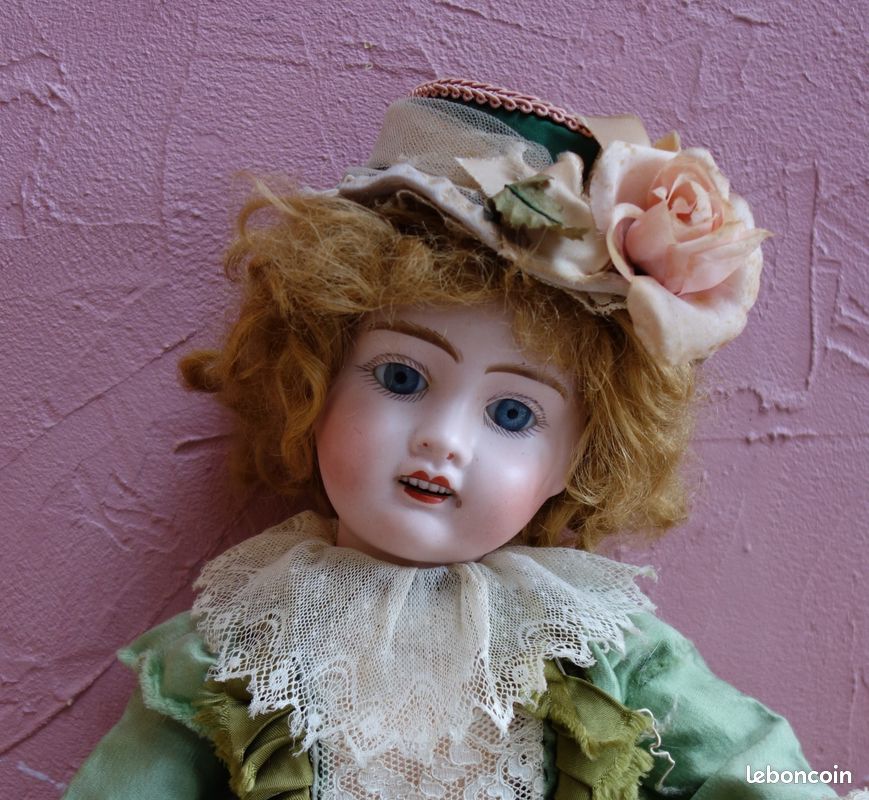 Poupée Ancienne Liane – Jules Verlingue – 35 Cm – Petite Française