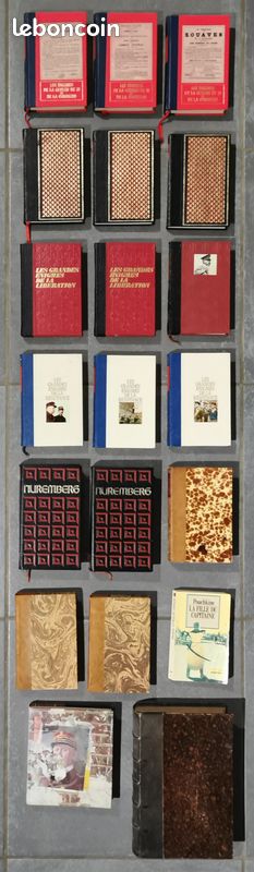 Lot de 20 livres sur la guerre (image 1)