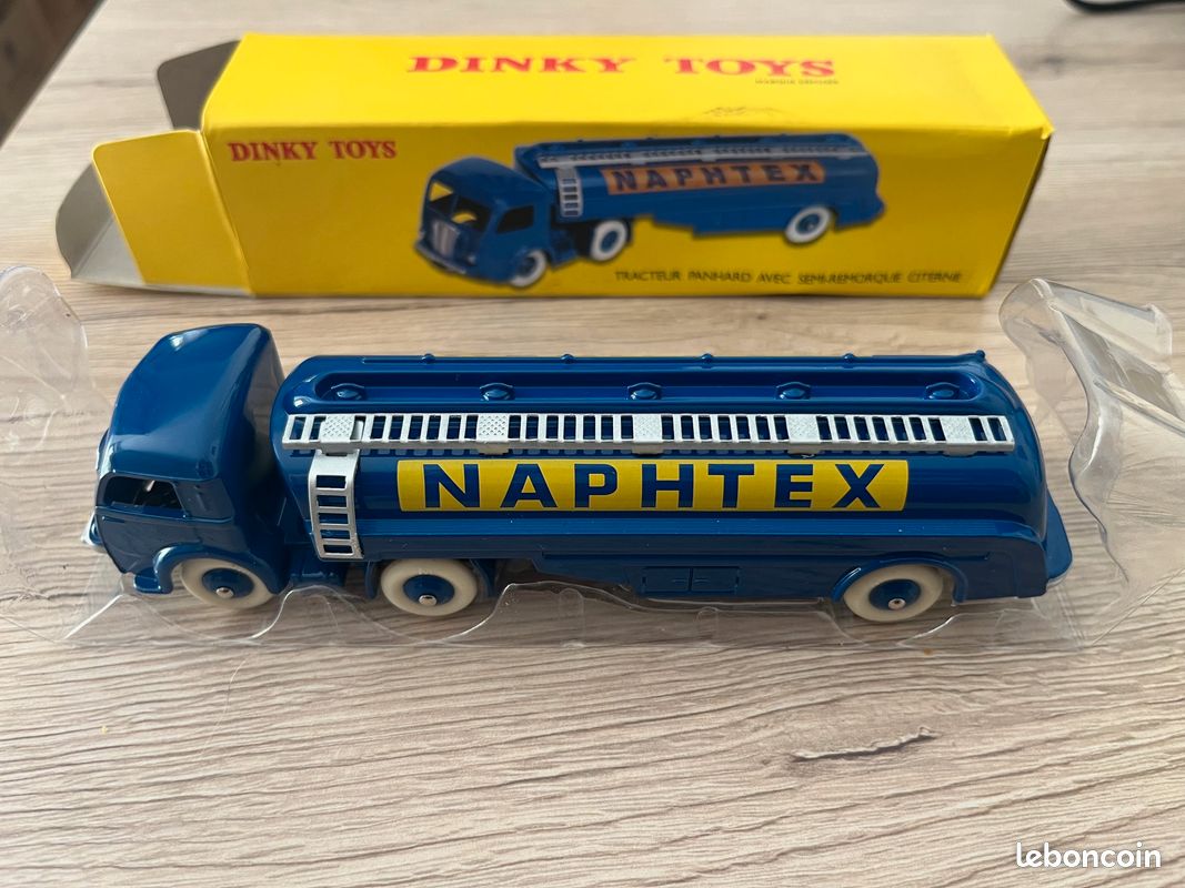 Camion rouge et cabine jaune avec remorque rouge Dinky-Toys (Editions