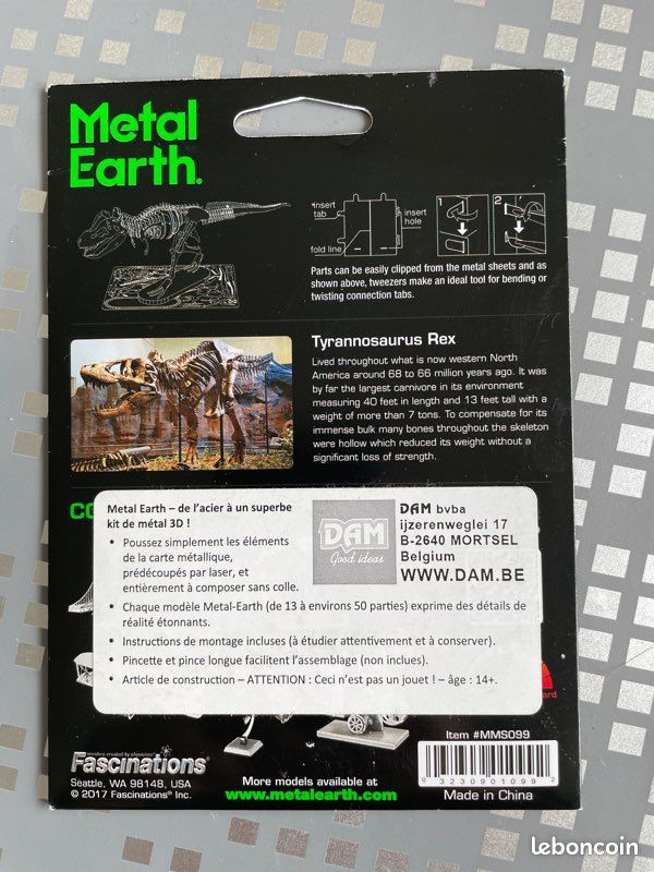 Puzzle 3D métal TRex (image 2)