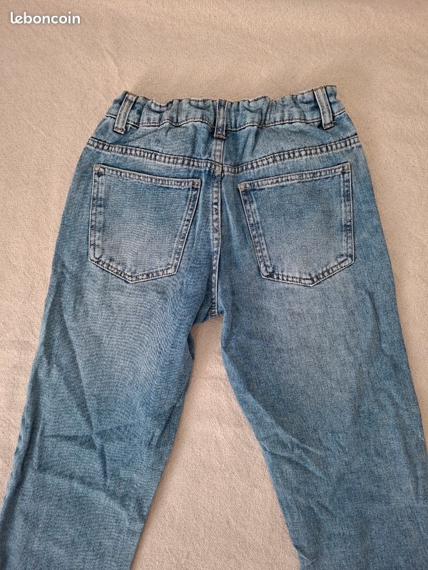 Jean Droit Kiabi Garçon 12A / 152 cm Regular Fit Bleu (image 6)