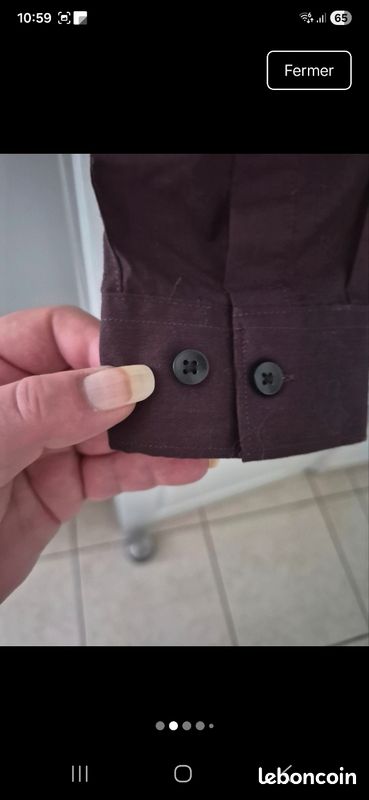 Veste-chemise Grande Taille en sergé - Manches longues - Longueur Veste-chemise Grande Taille en sergé - Manches longues - Longueur