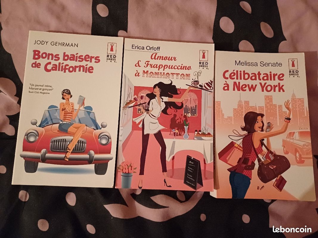 Lot de 3 livres Red Dress ink (image 1)