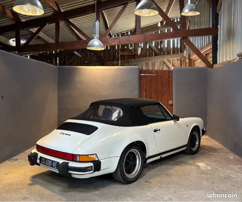Porsche 911 Carrera 3.2 Cabriolet – 1986 – Entièrement d'origine - Peinture d’origine - Matching Numbers - (image 4)