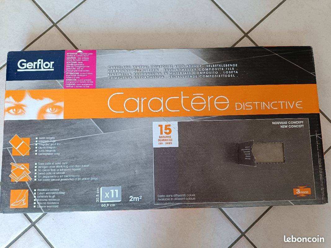 6 Lots dalles auto adhésives Gerflor (image 1)