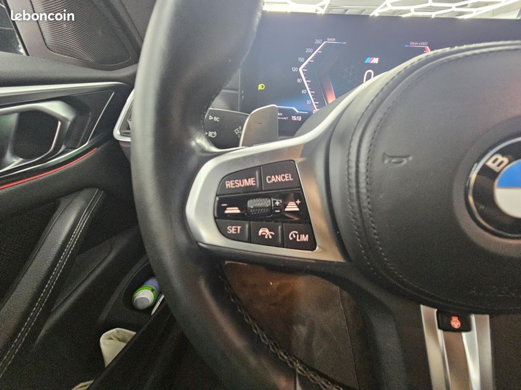BMW 420i cabriolet M Sport / feux laser / ecrans full curvate display / siege chauffant / chauffage de nuque / régulateur auto adaptatif / feux auto / essuie-glace auto / volant chauffant / hayon ... (image 16)