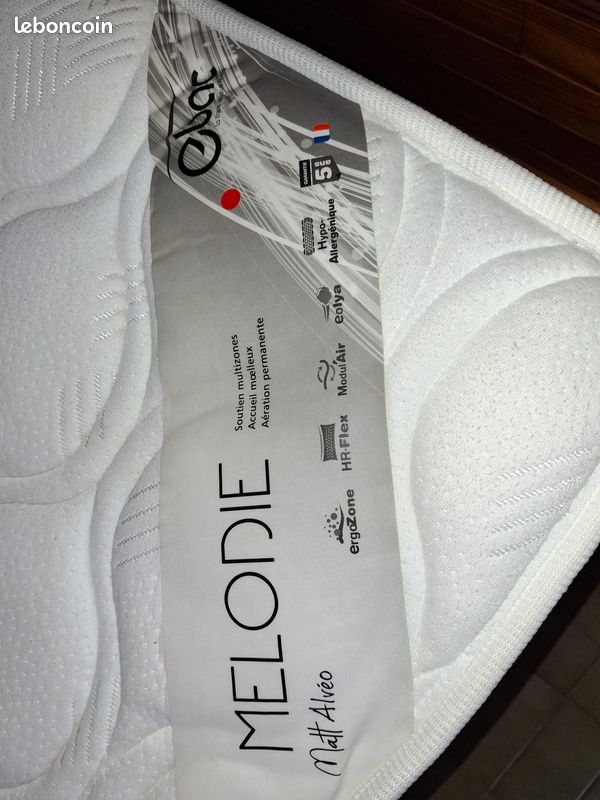 Sommier + matelas 1 personne (image 2)