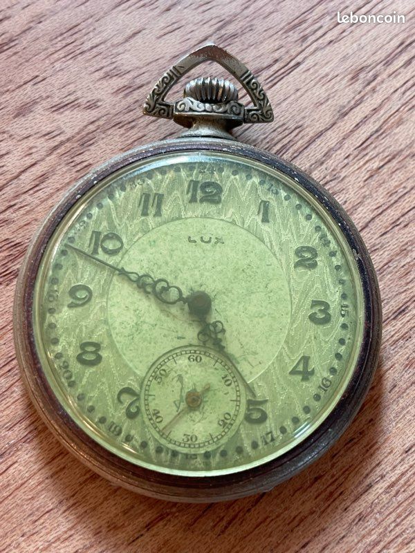 Montre Gousset Ancienne En Métal - À Réviser Ou Pour Pièces, Occasion (adultes Unisexe)