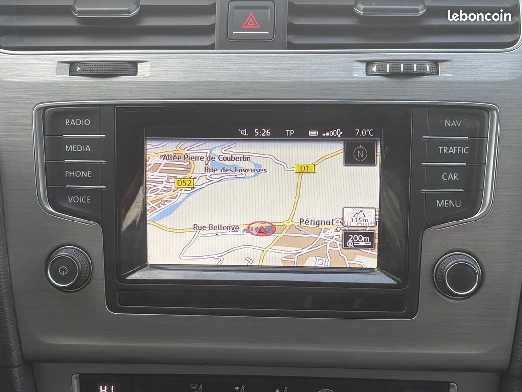 Volkswagen Golf 7 BLUEMOTION TECHNOLOGY 1.6 TDI 105ch, Distribution neuve, radar 360°, GPS (image 10)